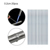 40Pcs/Set 2mm Low Temperature Easy Melt Aluminium Welding Rods Weld Bars Cored Wire Rod For Soldering