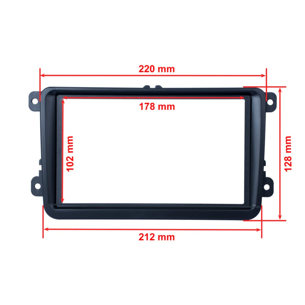 Stereo Frame For VW 7 Inch Car Radio DVD CD Frame Stereo Trim Quick Instal For Volkswagen