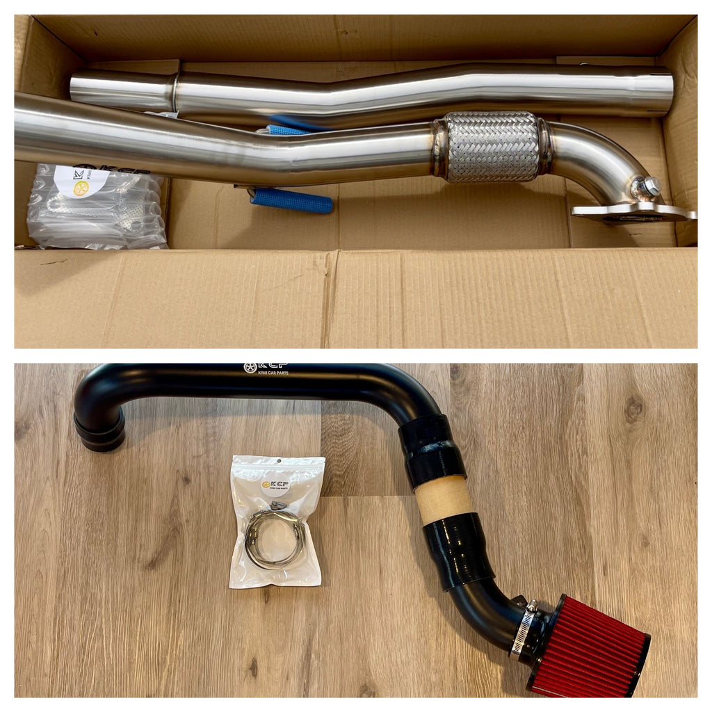 **SPECIAL** Combo Deal KCP Downpipe and Cold Air Intake Set For VW Golf MK6 GTI 2.0 TSI, Audi A3 FWD 2.0T EA888 Engine