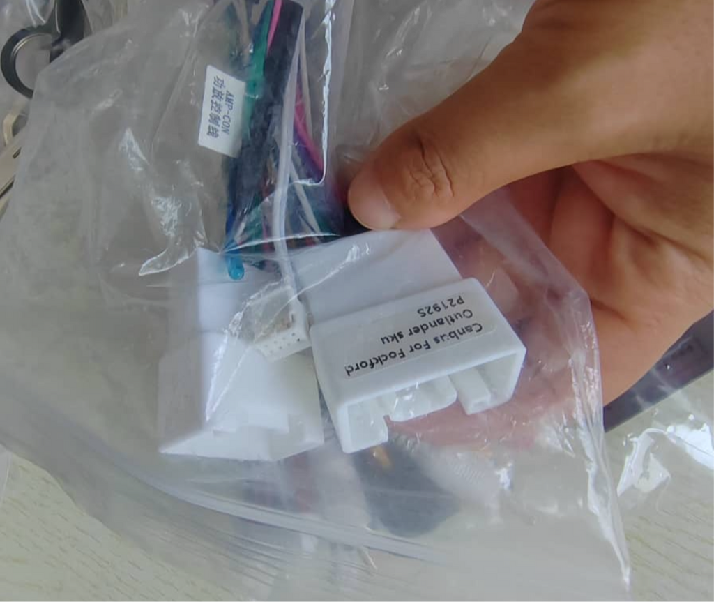 Extra payment for upgrade Wiring harness with canbus box for Android to work with the Fockford Fosgate Mitsubishi