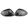 Mirror Covers Caps Carbon Fiber Look For VW Golf 8 MK8 2020+ Rear View Mirror Cases with holes for lane assist