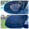 Left Mirror Glass For Toyota Corolla Camry Yaris, Vitz 2010 - 2019