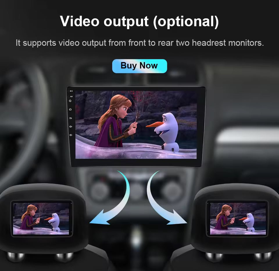 9” Car Stereo For 2015-2023 TOYOTA HILUX 2G+32G Supports Apple CarPlay Android Auto GPS NZ Map Android 12 Radio BT Hands Free Calls