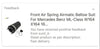 Front Air Spring Airmatic Bellow Suit For Mercedes Benz ML-Class W164 X164 1643206013 A1643205813 Air Suspension buy in Auckland warehouse nz stock best price