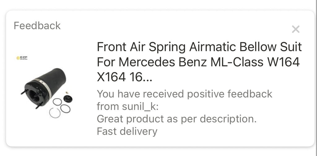 Front Air Spring Airmatic Bellow Suit For Mercedes Benz ML-Class W164 X164 1643206013 A1643205813 Air Suspension buy in Auckland warehouse nz stock best price