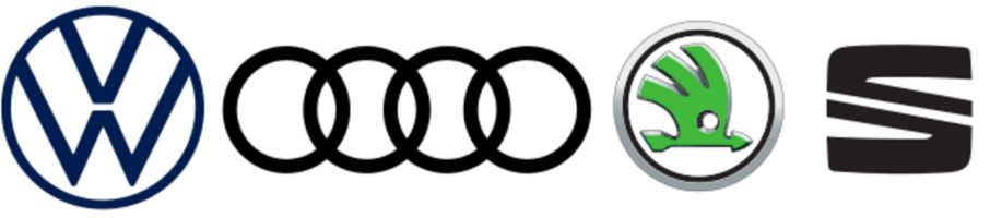 Genuine Audi A6 2.8 V6 Ignition coil harness cover, right - 06E971822D Ignition coil harness cover, left - 06E971821F