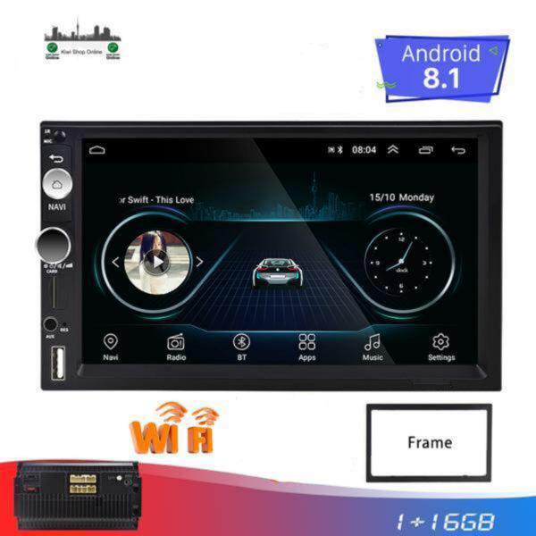 2DIN Car Radio 7" Android 2G +32G Car Audio Multimedia Bluetooth Car Stereo + Rear View Camera