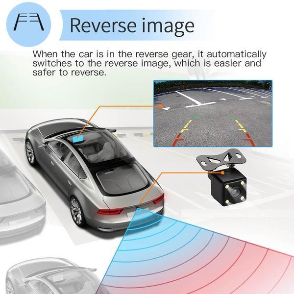2 DIN Car Stereo Radio 10.1"Touch Android MP5 Player Bluetooth Rear View Camera