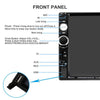 Double Din Car Stereo Carplay + Rear View Camera, Wired Apple CarPlay Android Auto, Bluetooth
