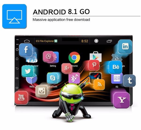**SPECIAL!* Car Stereo CarPlay / Android Auto 2 DIN 7” Compatible with Honda Harness, Camera, GPS Navigation, Bluetooth, USB