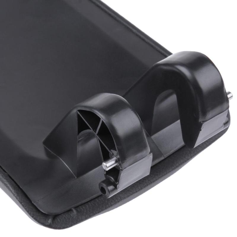 Leather Center Console Armrest Black Arm Rest Cap Suitable for Audi A4 B6 B7 02-07