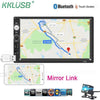 Car Stereo Double DIN Head Unit with Rear View Camera, Bluetooth
