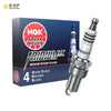 Genuine NGK Set of 4 x 6418 BKR6EIX Iridium Power IX Spark Plugs For VW Golf MK4 GTI, Audi A3 1.8T, VW Golf MK5 2.0 FSI, Mercedes-Benz Porsche Volvo Cotolla Car Spark Plug - x4