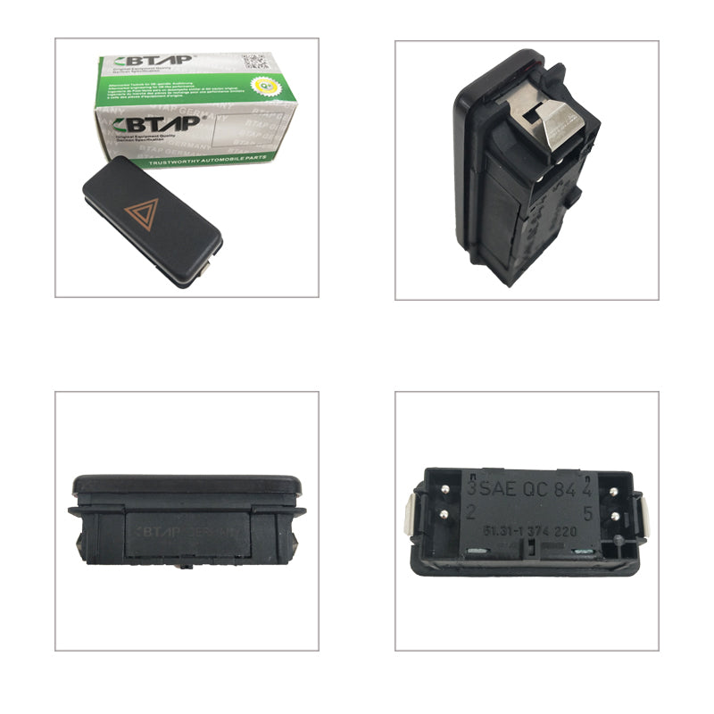 Emergency Light Hazard Switch For BMW 3 5 7 8 Series M3 M5 Z3 E36 E34 E31