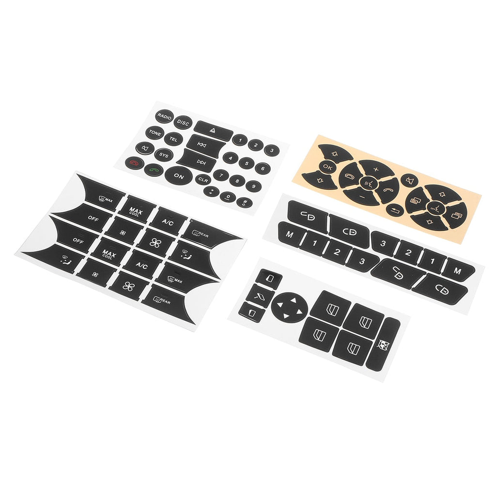 Car Button Repair Steering AC Door Lock Window Decals Stickers For Mercedes Benz 2007-2014