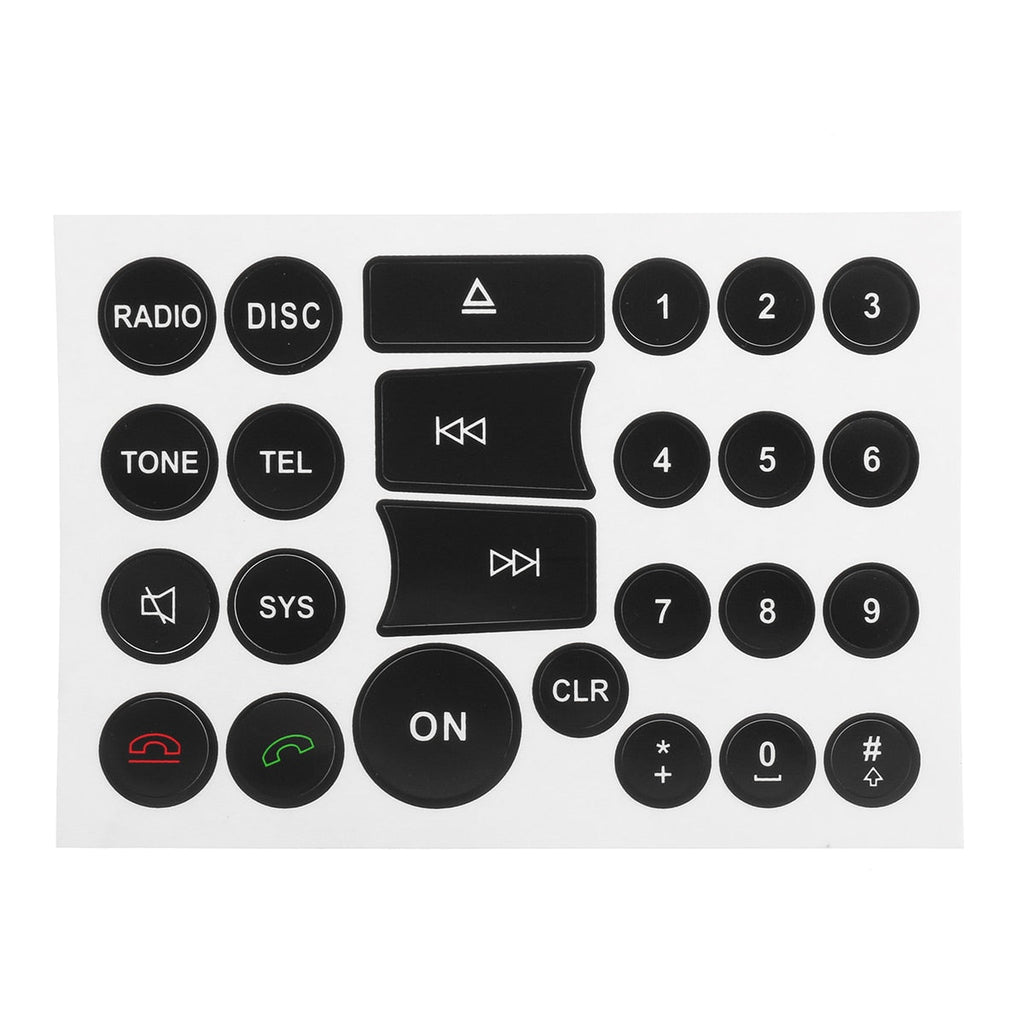 Car Button Repair Steering AC Door Lock Window Decals Stickers For Mercedes Benz 2007-2014