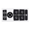 Car Button Repair Steering AC Door Lock Window Decals Stickers For Mercedes Benz 2007-2014