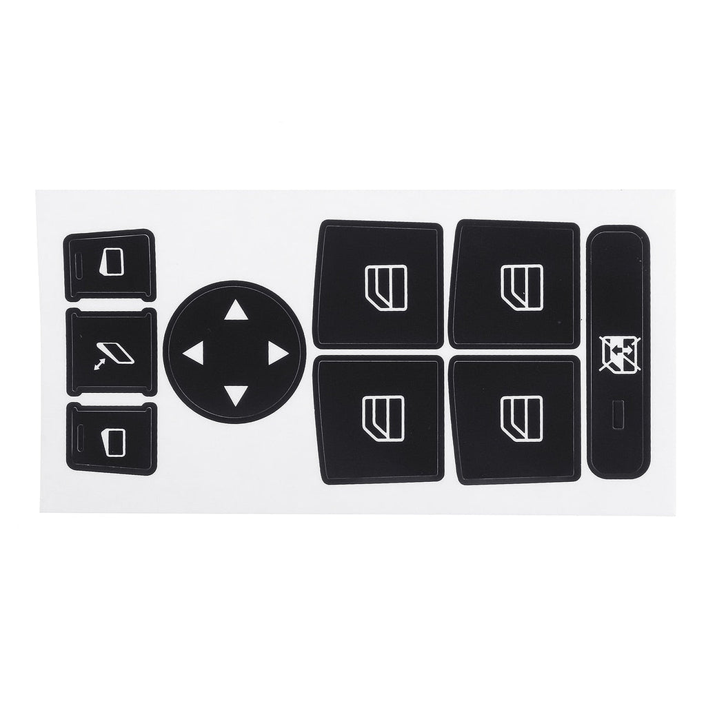 Car Button Repair Steering AC Door Lock Window Decals Stickers For Mercedes Benz 2007-2014