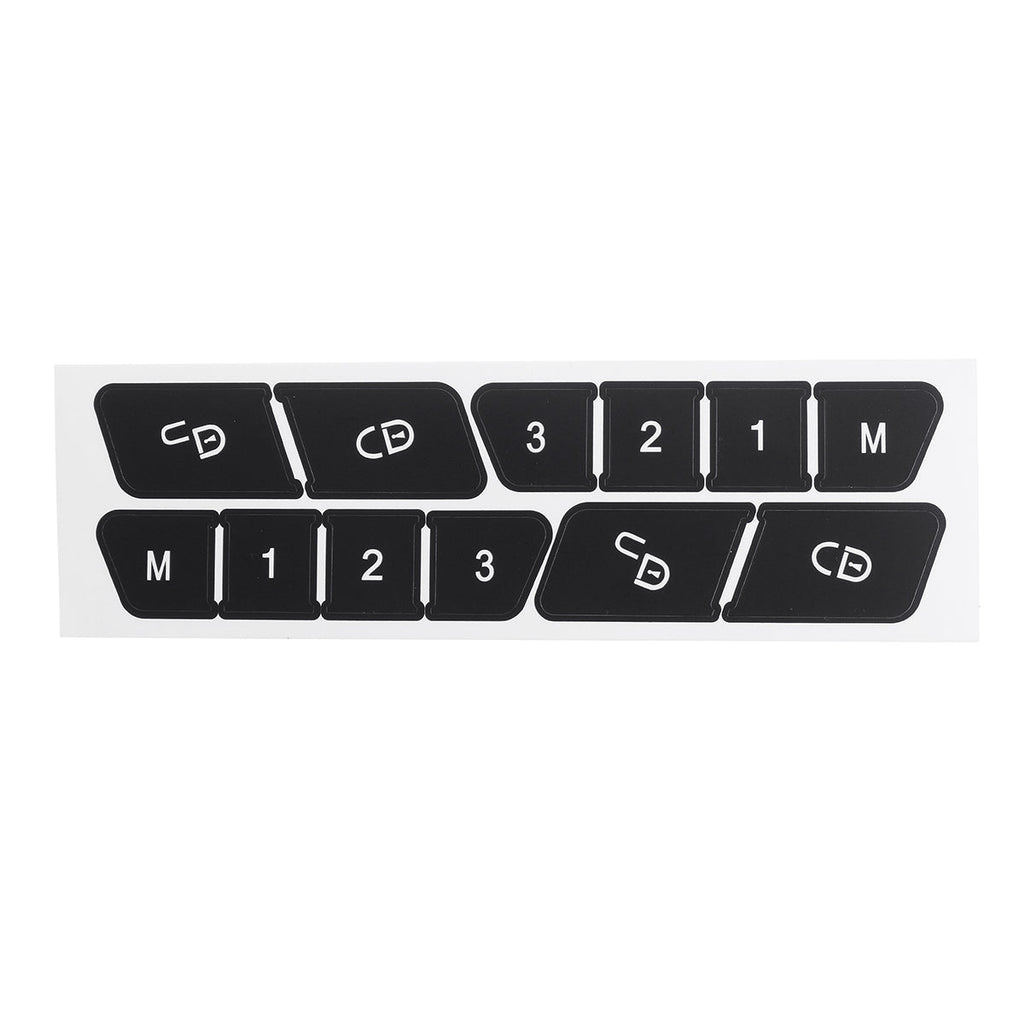 Car Button Repair Steering AC Door Lock Window Decals Stickers For Mercedes Benz 2007-2014