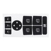 Car Button Repair Steering AC Door Lock Window Decals Stickers For Mercedes Benz 2007-2014
