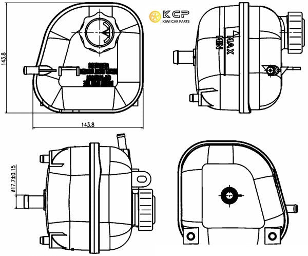 MAHLE / CLEVITE CRT85000S R
Coolant Reservoir