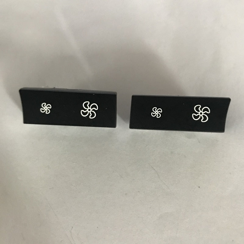 (LEFT + RIGHT) Air conditioning Switch Fan Button Cap Cover Replacement suit for BMW F10 F11 F02 F06 F07 F18