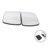 TYC 30301241 Car Left Side Rearview Mirror For BMW X5 E53 1999-2006 3.0i 4.4i White Car Side Wing Mirror Glass