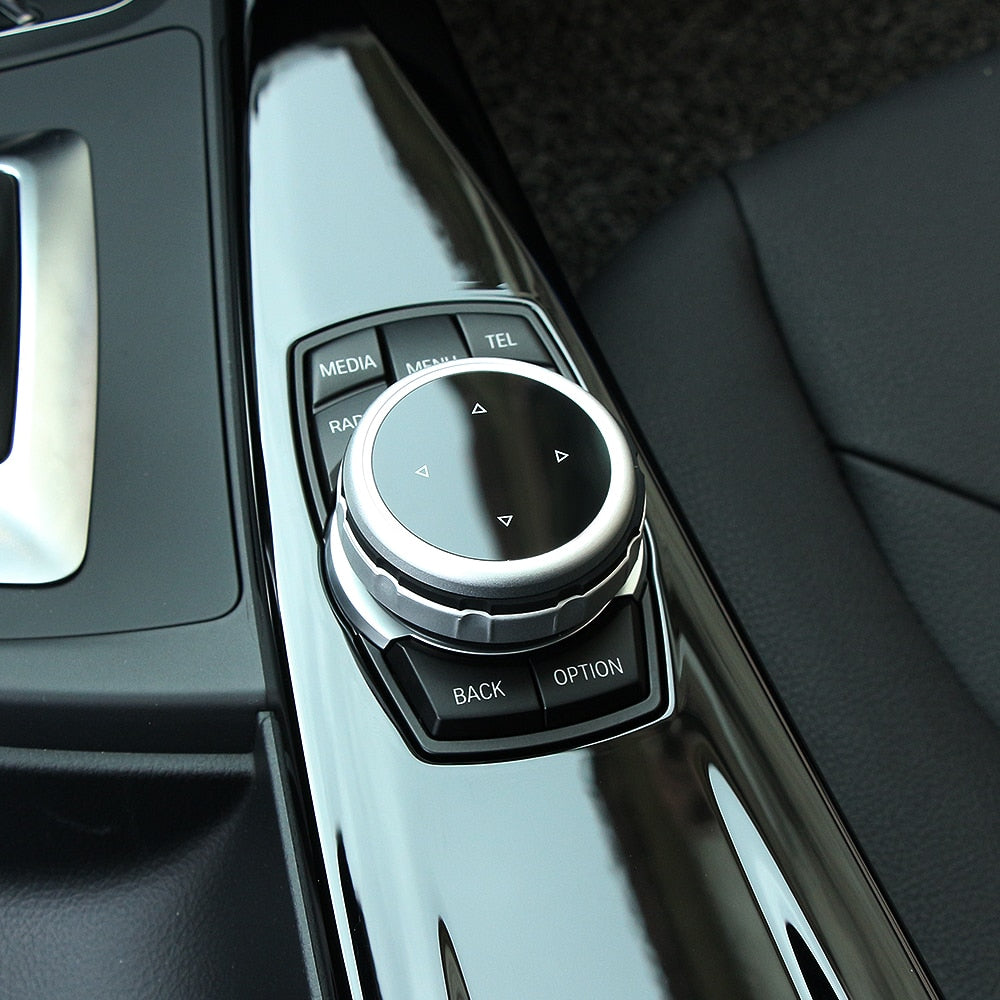 Buttons Cover iDrive Stickers Suitable for BMW 1 2 3 5 7 Series X1 X3 F25 X5 F15 X6 16 F30 F10 F07 E90 F11