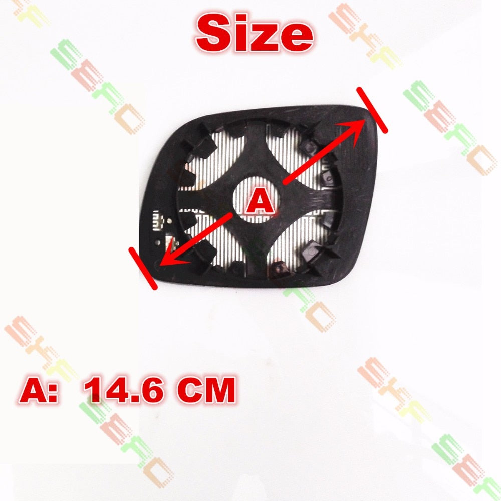 Right Hand Wing Mirror Glass Blue For VW Golf 4 Short type Volkswagen Golf MK4 GTI