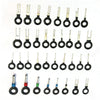 36Pcs Car Terminal Repair Hand Tools Car Terminal Removal Electrical Wiring Crimp Connector Pin Extractor Kit Set Stereo