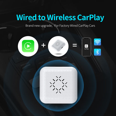 3.0 Mini Wireless Carplay Adapter for Hyundai Peugeot Honda Infiniti Chevrolet Renault Megane Seat for 98% Models IOS