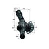 MAHLE TI 6 87
Engine Coolant Thermostat Housing Suitable For VW Golf MK5 GTI Audi A3 2.0T FSI TFSI Engine EA113 06F121111F 06F121111 F 06F 121 111 F
