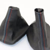 2pcs x Handbrake Gaiter + Gear Shift Knob Gaiter For BMW E46 3 Series E36 M3(1991-1998)