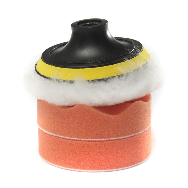 4 Inch Gross Polish Polishing Buffer Pad Kit With Drill Adapter For Car Polish