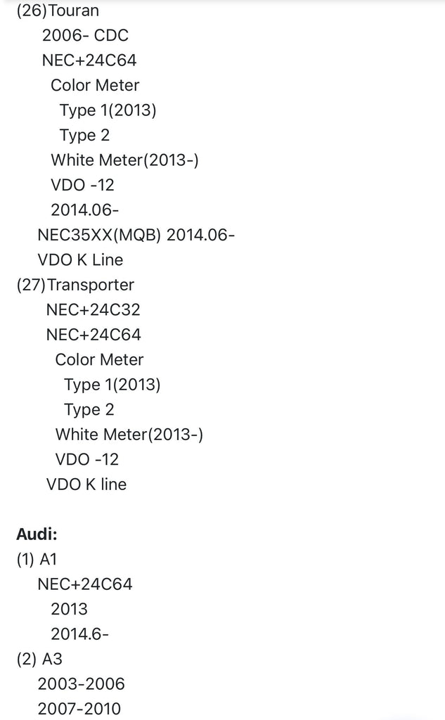 OBD STAR OBDII Scan Tool With Mileage Correction Function For Cluster Calibration Adjustment For VAG Group AUDI / VW / SKODA/ SEAT, Support MQB VAG and Mercedes Benz
