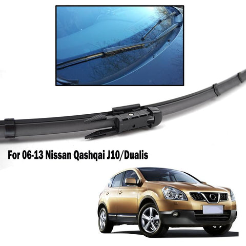 Front Wiper Blades For Nissan Dualis J10 2006 - 2013 Windshield Windscreen Front Window 24