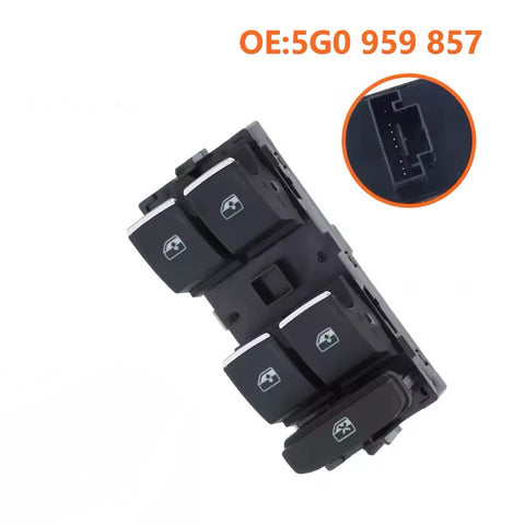 Window Master Switch For VW Golf MK7 Passat B8 2013-2018 5G0959857 8 Pins Connector same as 5G0959857A 5G0959857B check ETKA