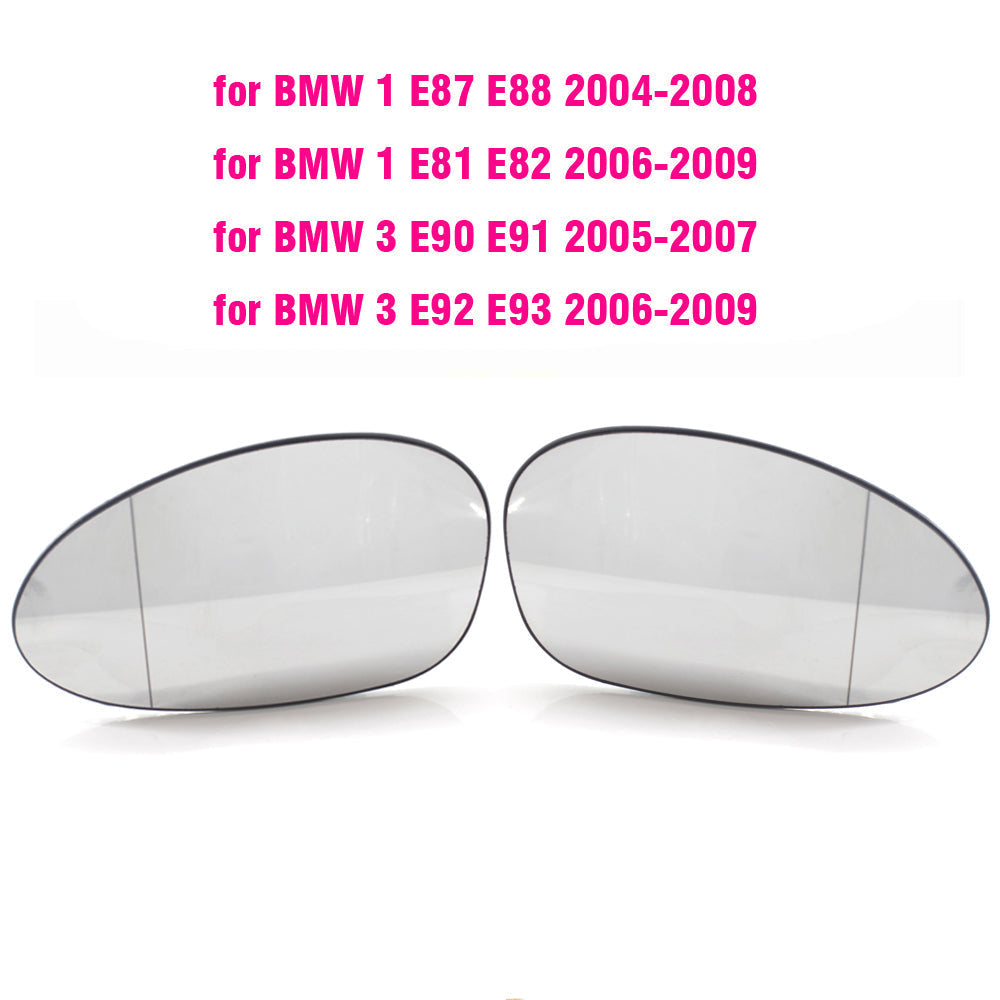 L + R Mirror Glass Suitable For BMW E90 Heated Rearview Mirrors For BMW E90 E91 E92 E93 E80 E81 E87