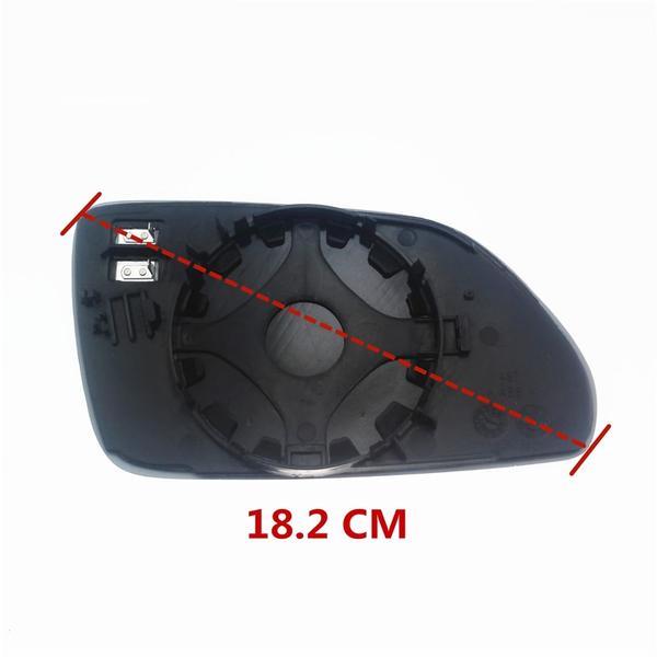 Left Side Mirror Glass Heated For VW Polo 2005 - 2009, Skoda Octavia 2004 - 2012