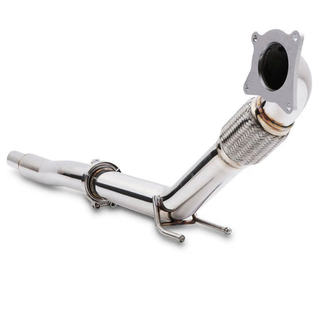 Stainless Decat Downpipe For VW Golf MK5 MK6 GTI Audi A3 8P 2.0T 1.8T Exhaust