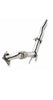 Stainless Decat Downpipe For VW Golf MK5 MK6 GTI Audi A3 8P 2.0T 1.8T Exhaust