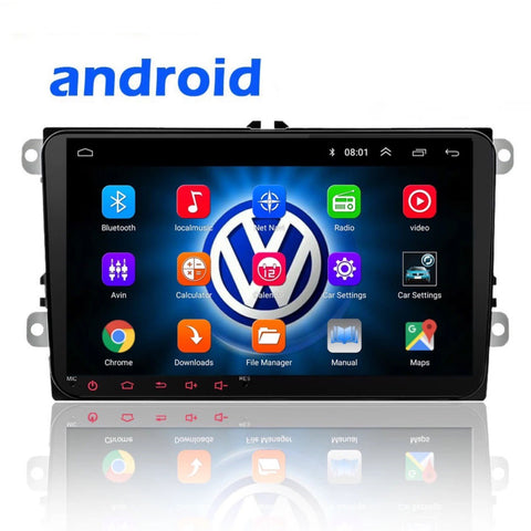 To - only 1 left under p0848S
2G + 32G Suitable for VW Android 11 Double DIN Head Unit Supports Apple CarPlay / Android Auto + Reversing Camera, Bluetooth, Radio, Video Player