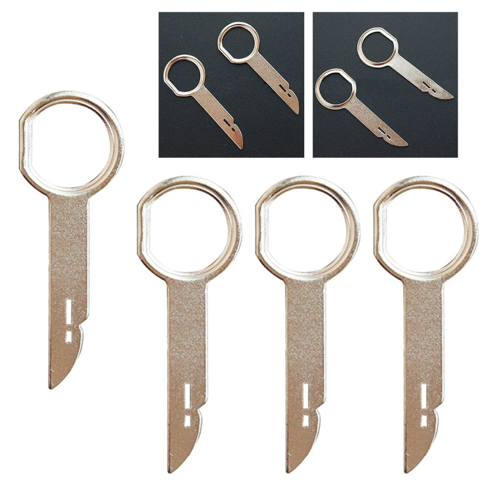 4 pcs Car Stereo Radio Removal Tool Keys For Audi For VW Golf 7 MK7 MQB For Ford