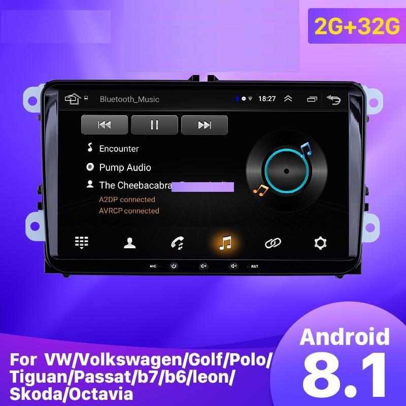 2G + 32G Stereo 9" 2din Android 8.1 Suit For VW Supports Apple CarPlay / Android Auto Head Unit Multimedia Player suit for VW Golf 5 6 Passat CC Tiguan Polo Jetta Eos Bettle T5