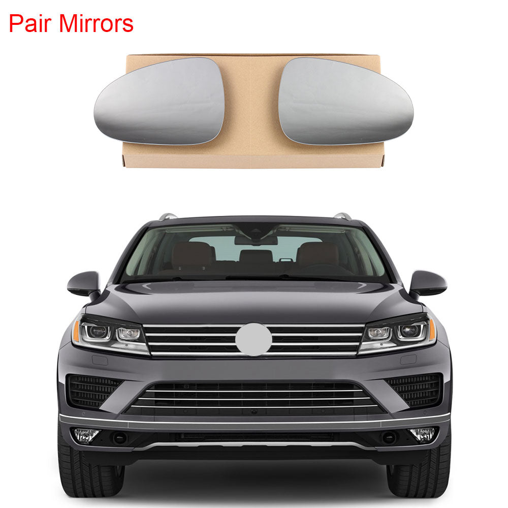 Right Side Rearview Wing Mirror Glass Fit For VW Touareg Volkswagen 2011-2018 Heated