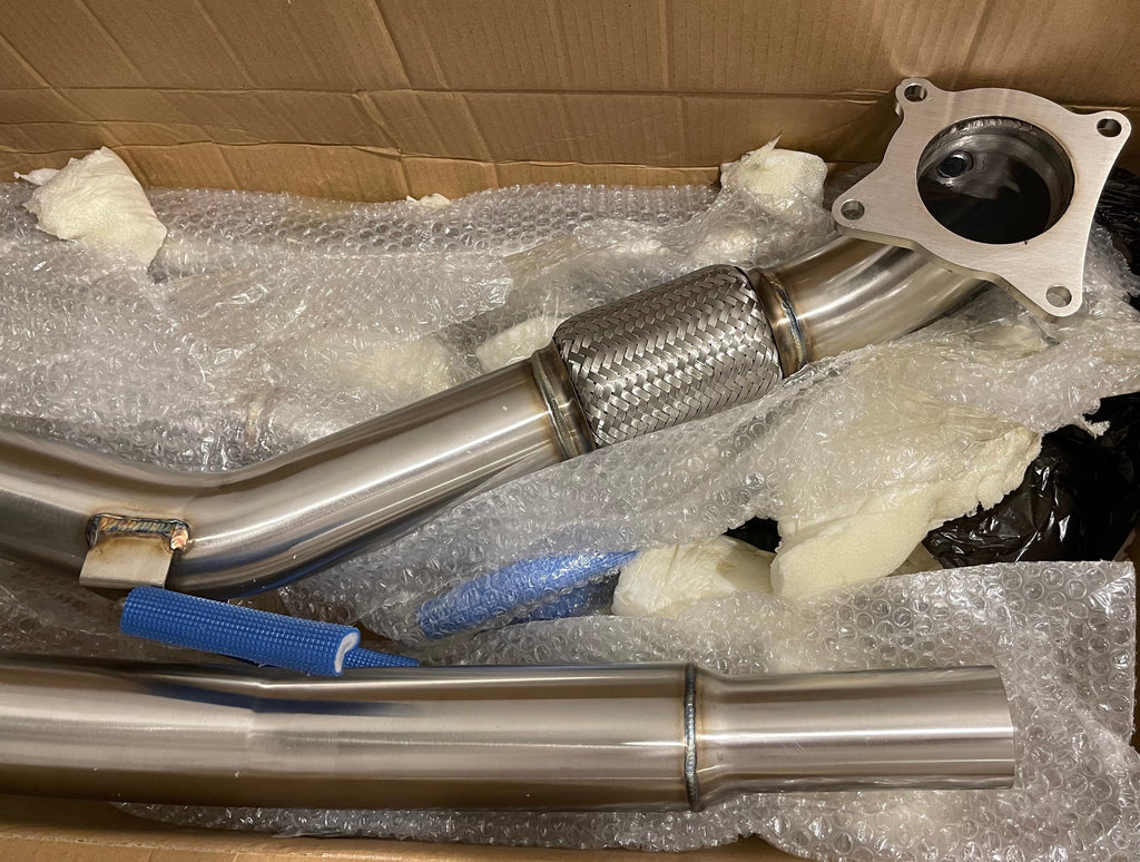 Stainless Decat Downpipe For VW Golf MK5 MK6 GTI Audi A3 8P 2.0T 1.8T Exhaust