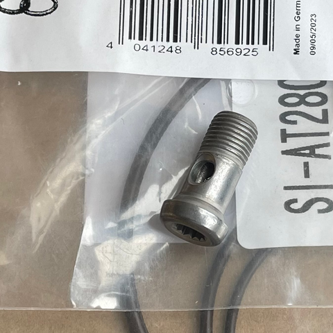 WHT000285C WHT 000 285 C Banjo bolt for HPFP Line Genuine VW part For VW Golf MK5 GTI Audi A3 2.0T FSI TSFI