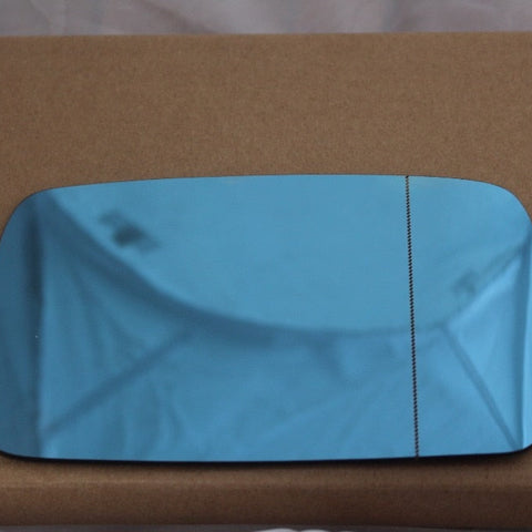 Left Side Mirror Glass Fit For BMW E39/E46 320i 330i 325i 525i (BLUE) - without backing plate