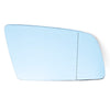 Right Side Blue Heated Electric Wing Mirror Glass For BMW 5 E60 E61 2003-2010