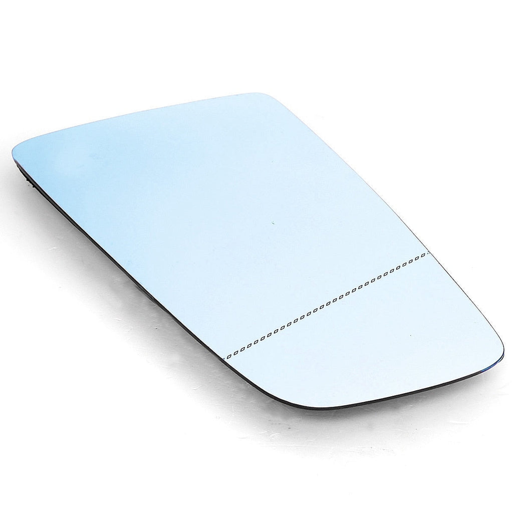 Right Side Blue Heated Electric Wing Mirror Glass For BMW 5 E60 E61 2003-2010